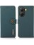 Xiaomi Poco X7 Pro 5g/redmi Turbo 4 5g Kılıf Hakiki Inek Deri Cüzdan Telefon Kapağı-Yeşil (Yurt Dışından) 1