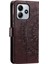 Xiaomi Redmi Note 14 4g (163.25X76.55X8.16MM) Baskılı Totem Pu Deri Cüzdan Telefon Kapağı-Kahverengi (Yurt Dışından) 5