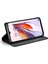 Xiaomi Redmi Için 12C 4g Autspace A01 Rfıd Engelleme Kart Tutucu ile Deri Stand Kapağı-Balck (Yurt Dışından) 4