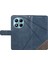 Xiaomi Redmi Note 14 Pro 4g Geometrik Çizgi Tasarımlı Cüzdan Bilek Kayışı-Mavi (Yurt Dışından) 4