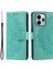 Xiaomi Redmi Note 14 4g (163.25X76.55X8.16MM) Baskılı Totem Pu Deri Cüzdan Telefon Kapağı-Nane Yeşili Için (Yurt Dışından) 1