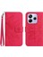 Xiaomi Redmi Note 14 4g (163.25X76.55X8.16MM) Kılıf Ayçiçeği Baskılı Deri Cüzdan Bilek Kayışı-Gül (Yurt Dışından) 1