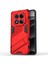 Xiaomi Redmi Note 14 Pro 4g Kılıf Pc+Tpu Kickstand-Kırmızı ile Darbeye Dayanıklı (Yurt Dışından) 1