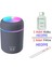 H2O Humidifier Hava Nemlendirici Oda Araç Ortam Nemlendirici Işıklı 3 Farklı Renk Buhar Makinesi 1