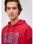 Mavi Logo Baskılı Kapüşonlu Kırmızı Sweatshirt 067149-70464 5