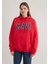 Mavi Logo Baskılı Kapüşonlu Kırmızı Sweatshirt 1600361-82054 3