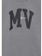 Mv Logo Baskılı Kapüşonlu Gri Sweatshirt6S10054-70098 5