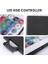 LED Rgb Kontrol Cihazı Kontrolü Ir Fb 24 Tuş Beyaz 12V (Yurt Dışından) 5
