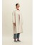 Kemerli Oversize Gabardin Trençkot Tereyağı 3