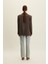 Klasik Kesim Blazer Ceket Vizon 5