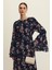 Şifon Volanlı Elbise Floral 7