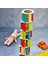 Renkli Tower Plus Jenga Büyük Boy Doğal Ahşap Denge Kule Oyunu 4