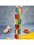 Renkli Tower Plus Jenga Büyük Boy Doğal Ahşap Denge Kule Oyunu 7