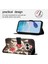 Desen Baskı Deri Nothing Telefon (2A) Plus/telefon (2A) Kılıf Standı Deri Flip Telefon Kapağı-Gül (Yurt Dışından) 5