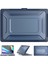 MacBook Pro 16 Inç (2019) A2141 Laptop Kapak Çift Katmanlı Sert Pc Yumuşak Tpu Kabuk Kılıf ile Kickstand-Safir (Yurt Dışından) 2