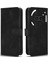Nothing Telefon (2A) Plus/telefon (2A) Cüzdan Kılıf Skin-Touch Katlanır Standlı Deri Telefon Kılıfı-Siyah (Yurt Dışından) 1