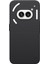 Nıllkın Buzlu Kalkan Telefon Kılıfı Nothing Telefon (2A) Plus/telefon (2A) Sert Pc Arka Kapak-Siyah (Yurt Dışından) 1