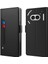For Nothing Telefon (2A) Plus/telefon (2A) Kılıfı Deri Darbeye Dayanıklı Kartlık Aynalı Telefon Kılıfı-Siyah (Yurt Dışından) 1