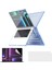 MacBook Pro 16 INÇ(2021)A2485/(2023)A2880(ABD Versiyonu)Darbeye Dayanıklı Sert Pc Laptop Kapağı-Mavi Için Kickstand Kılıf (Yurt Dışından) 1