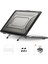 MacBook Pro 13 INÇ(2016)A1706/(2018)A1989/(2019)A2159(AB Versiyonu) Kickstand Kılıfı Sert Pc Isı Dağıtımı Kapağı, Tpu Klavye Filmi + Toz Geçirmez Fişler-Siyah (Yurt Dışından) 1