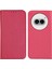 Nothing Telefon (2A) Plus/telefon (2A) Kılıfı Manyetik Kapanış Çapraz Doku Deri Cüzdan Telefon Kapağı-Pembe (Yurt Dışından) 1