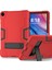 Huawei Matepad Se Için 10.4-Inç Robot Tarzı Kılıf Silikon + Pc Renk Kontrast Kickstand Tablet Kapağı-Kırmızı/siyah (Yurt Dışından) 1