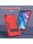 Huawei Matepad Se Için 10.4-Inç Robot Tarzı Kılıf Silikon + Pc Renk Kontrast Kickstand Tablet Kapağı-Kırmızı/siyah (Yurt Dışından) 4