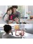 Huawei Matepad 10.4(2023)TABLET Kılıfı Kickstand Silikon + Pc Robot Tarzı Çift Renkli Tablet Kapağı-Siyah/gül Kırmızı (Yurt Dışından) 4