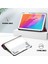 Onur Pad X8/x8 Lite/huawei Matepad T 10 Pu Deri Üç Katlı Stand Kapak Anti-Damla Tablet Koruyucu Kılıf-Şarap Kırmızı (Yurt Dışından) 5