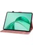 Honor Pad X8A Kılıf Zambak Çiçeği Künye Kart Yuvaları Deri Tablet Kapağı-Pembe (Yurt Dışından) 3
