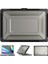 MacBook Pro 16 INÇ(2019)A2141 Laptop Kapak Çift Katmanlı Sert Pc Yumuşak Tpu Kabuk Kılıfı Kickstand-Siyah Için (Yurt Dışından) 2