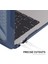 MacBook Air 13 Inç (2020) A2179/A2337 (Ab Versiyonu) Anti-Düşme Dizüstü Koruyucu Kılıf, Tpu Klavye Filmi + Toz Geçirmez Fişler-Mavi Için Darbeye Dayanıklı Kickstand Kılıf (Yurt Dışından) 4