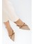 Kadın Flax Taba Hasır Topuklu Stiletto 5