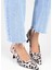 Kadın Avey Leopar Desenli Saten Stiletto 2