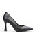 Kadın Tean Siyah Cilt Topuklu Stiletto 5