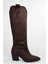 Kadın Rebel Acı Kahve Süet Kovboy Çizme 4