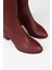 Kadın Kiella Bordo Cilt Topuklu Çizme 4