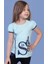 Kız Çocuk T-Shirt Star Garnili Nakışlı 5