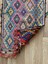 49 x 77 cm Eşsiz El Dokuma Türk Kilimi, Vintage Yün Halı, Harika Renkli Anadolu El Yapımı Yün Kilim, Geleneksel Kilim 3
