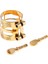 Metal Ligatür Alto Sax Klarnet Ağızlığı Ağızlığı Yüksek Kaliteli Profesyonel Oyma Metal Ligatür Alto Sax Klarnet Ağızlığı Ligatür Alto Saksafon Aksesuarları 2