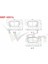 WAGEN-WBP-HO016 - Fren Balata Arka Ikazlı Honda Cr-V Iıı 2.0 I-Vtec 2006-2012 / Cr-V Iıı 2.2i Ctdı 2006-2012/ Cr-V Iv 1.6i Dtec 2012-/ Cr-V Iv 2.0 2012-/ Cr-V Iv 2.2i Ikazlı 2012- 1