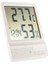 Dijital Termo-Higrometre Takvimli Saat Maks/min Göstergeli Beyaz (Yurt Dışından) 1