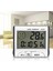 DC102 Mini Iç Mekan Termometre Nem Ölçer LCD Saat (Yurt Dışından) 2
