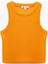 Halter Yaka Fitilli Slim Fit Crop Kadın Atlet 1