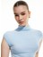 Viskon Dik Yaka Kolsuz Slim Fit Body 2