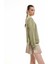 Üç Iplik Uzun Kollu Bisiklet Yaka Basic Sweatshirt 1