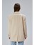 Kadın Oversize Astarlı Dokuma Blazer Ceket 5
