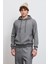 Kanguru Cepli Kapüşonlu Teknik Sweatshirt 2