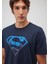 Superman Baskılı Lacivert Tişört 0611665-70490 5