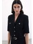 Kısa Kollu Ceket - Siyah 1